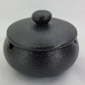 Ceramic black ashtray bar accessories